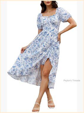 Renaissance Dress Women Cottagecore Corset Dress Ruffle Maxi Dress with Pockets